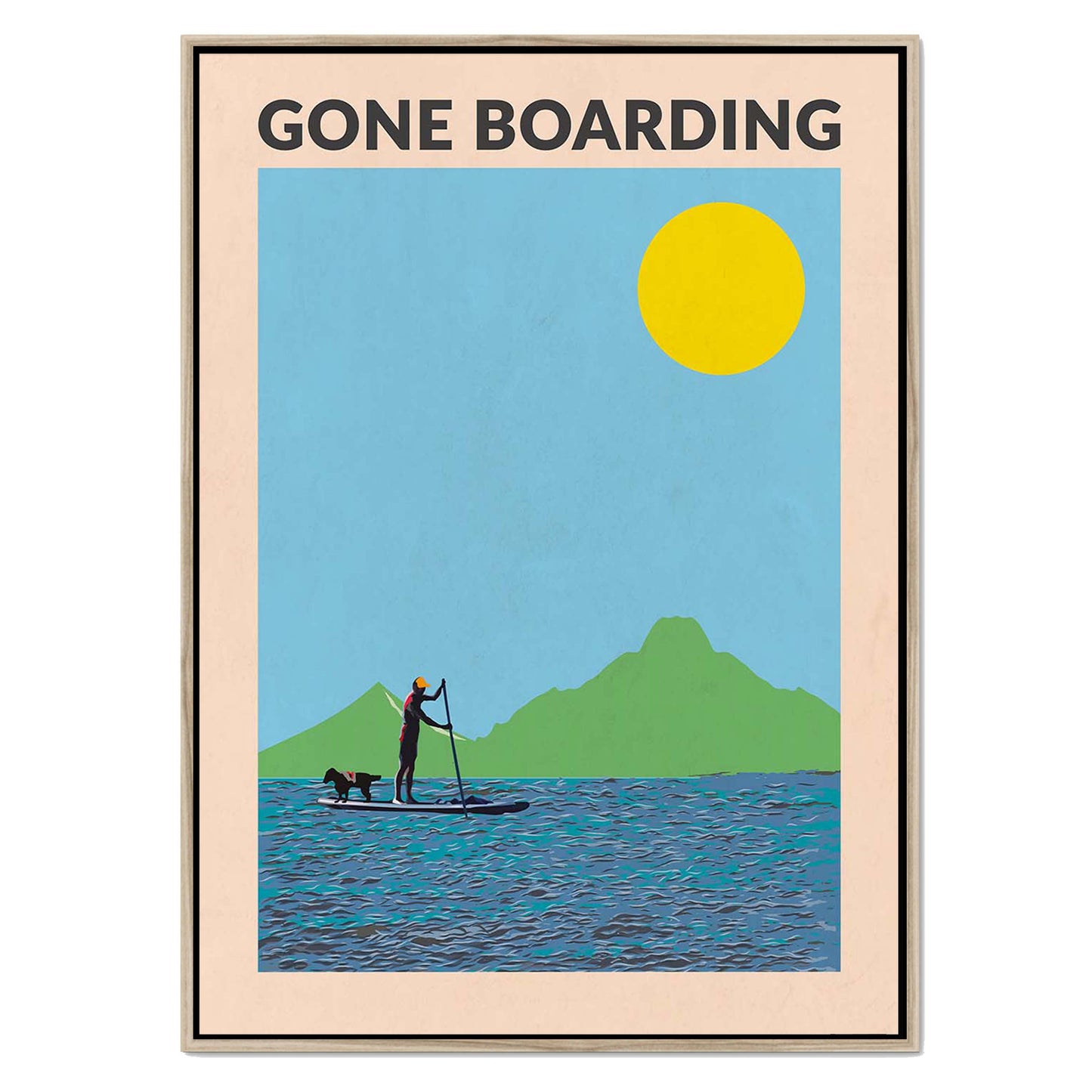 GONE BOARDING MALE | CANVAS