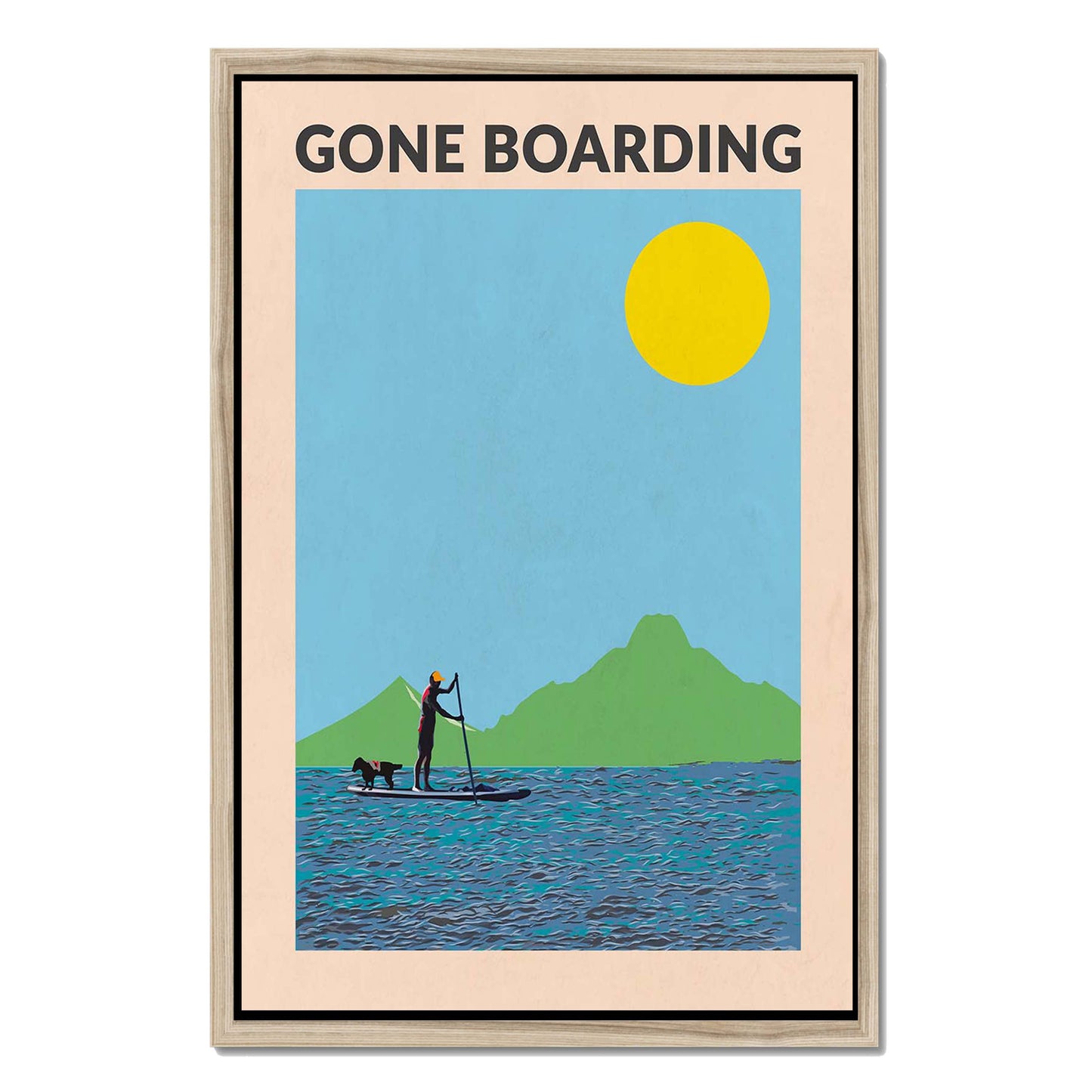 GONE BOARDING MALE | CANVAS