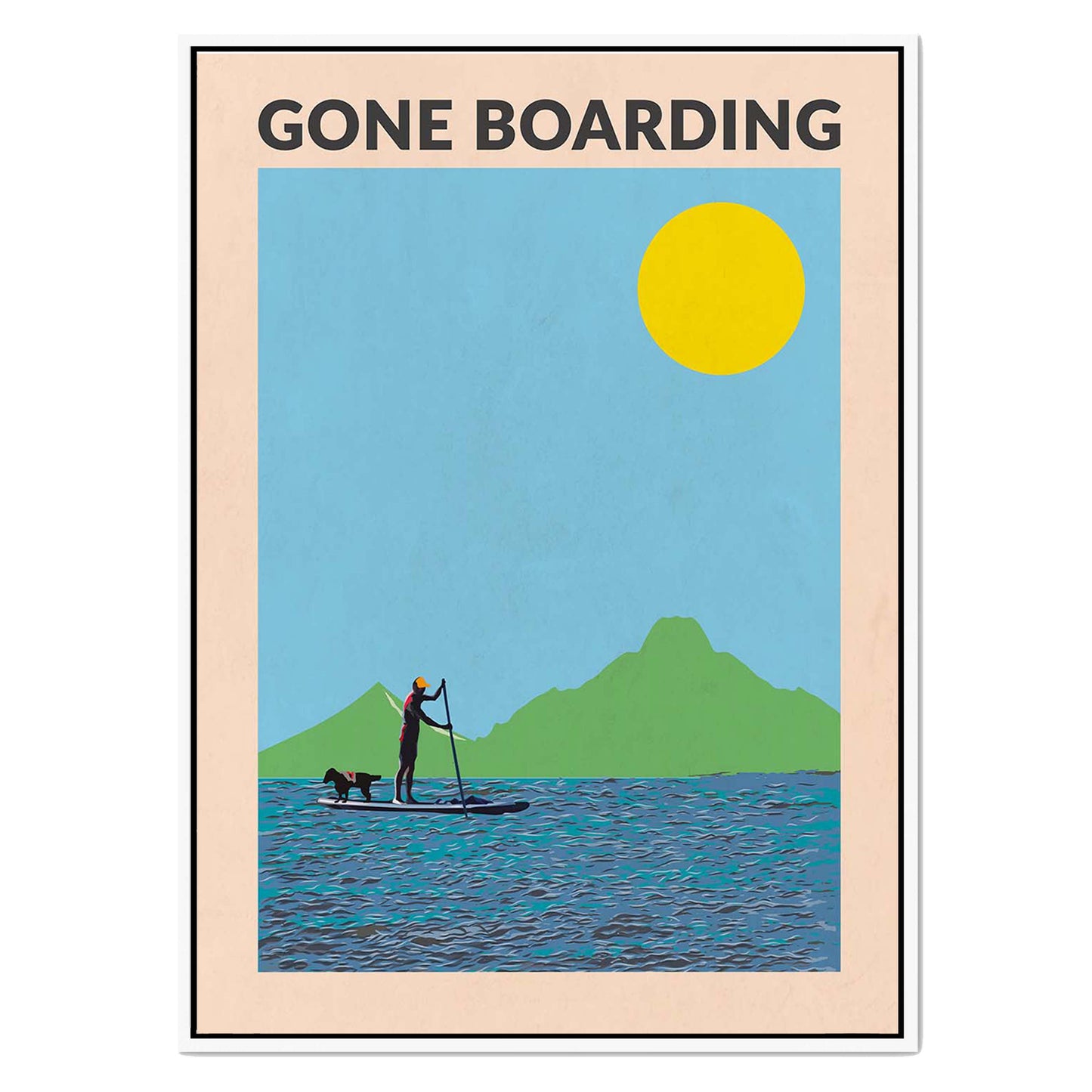 GONE BOARDING MALE | CANVAS