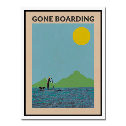 GONE BOARDING MALE | CANVAS