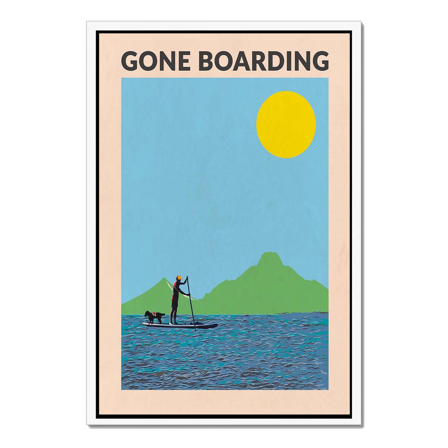GONE BOARDING MALE | CANVAS