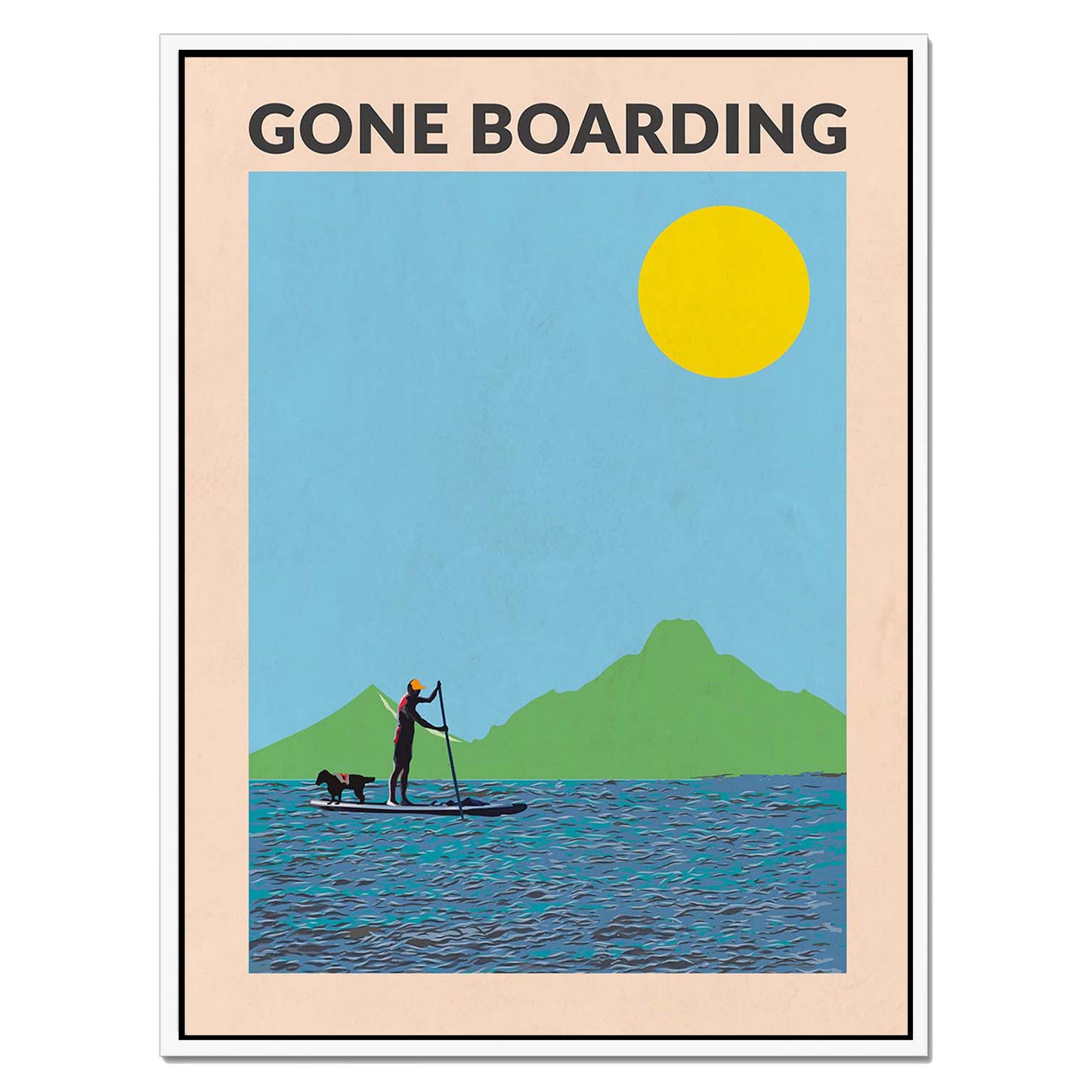 GONE BOARDING MALE | CANVAS