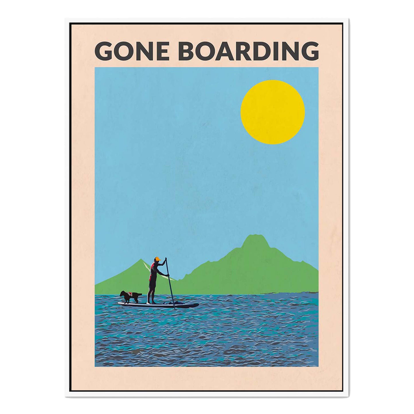 GONE BOARDING MALE | CANVAS