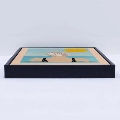 INTO THE SUNNY WATER I GO | CANVAS