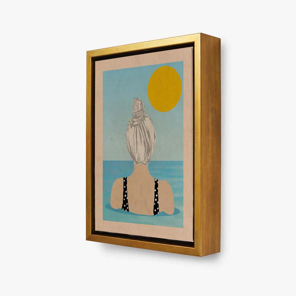 INTO THE SUNNY WATER I GO | CANVAS