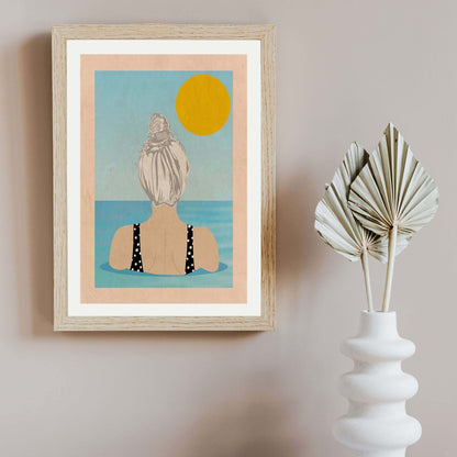 INTO THE SUNNY WATER I GO | PRINT