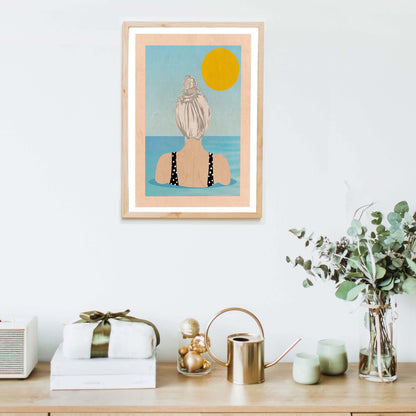 INTO THE SUNNY WATER I GO | PRINT