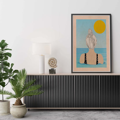 INTO THE SUNNY WATER I GO | PRINT