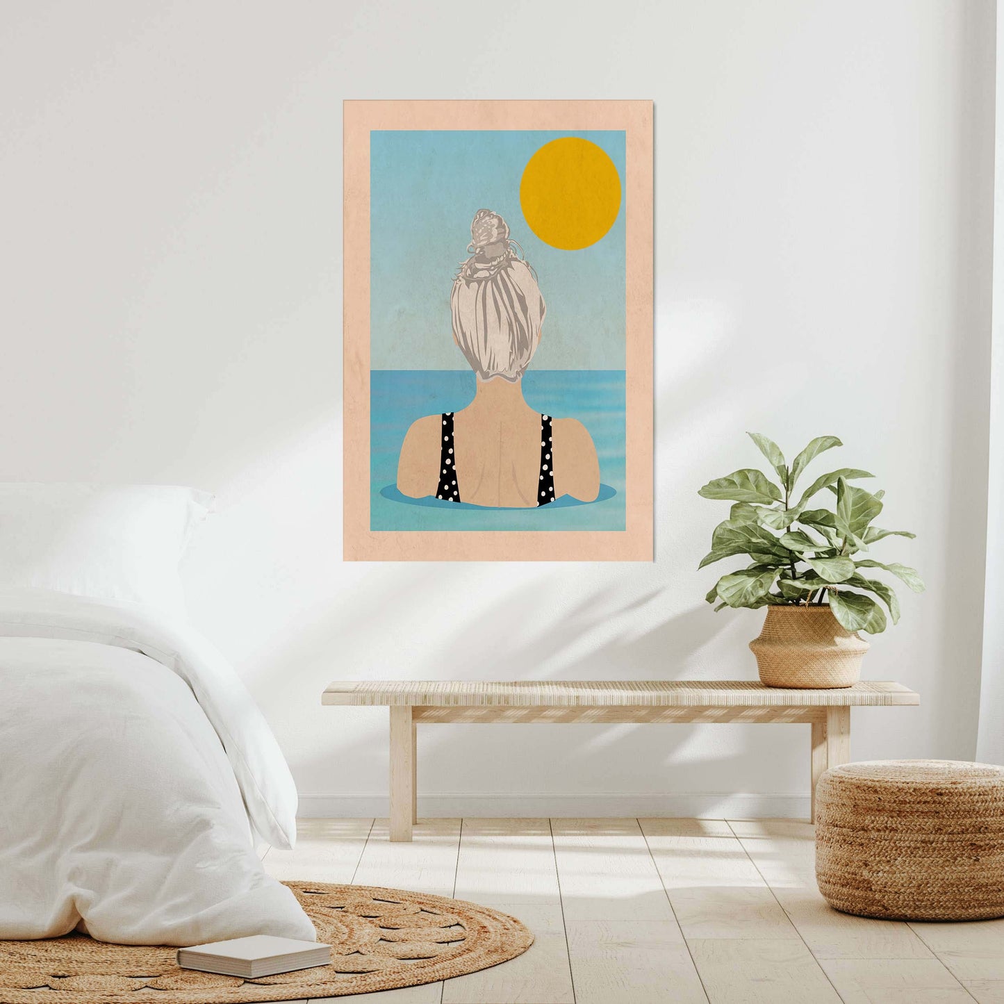 INTO THE SUNNY WATER I GO | CANVAS