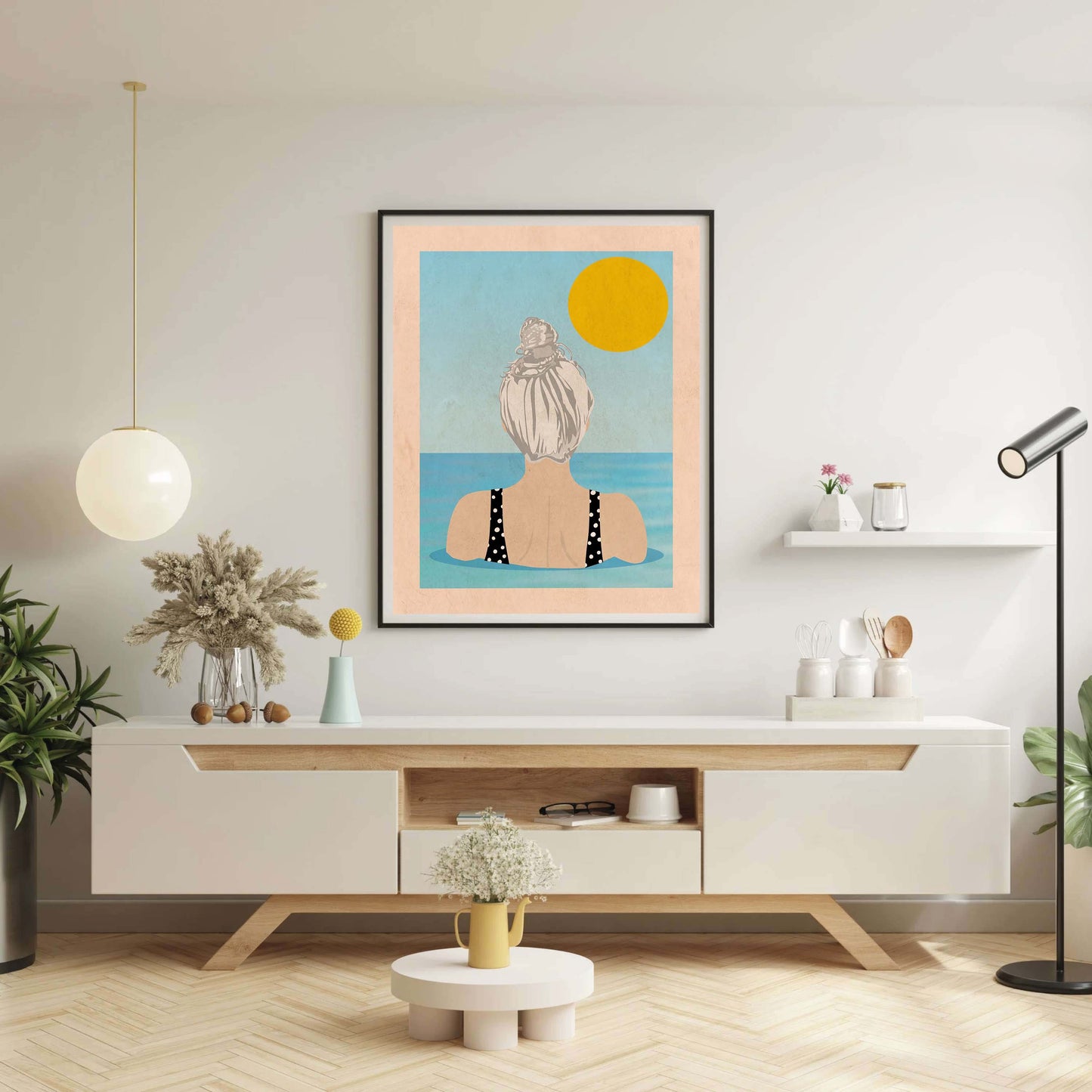 INTO THE SUNNY WATER I GO | PRINT