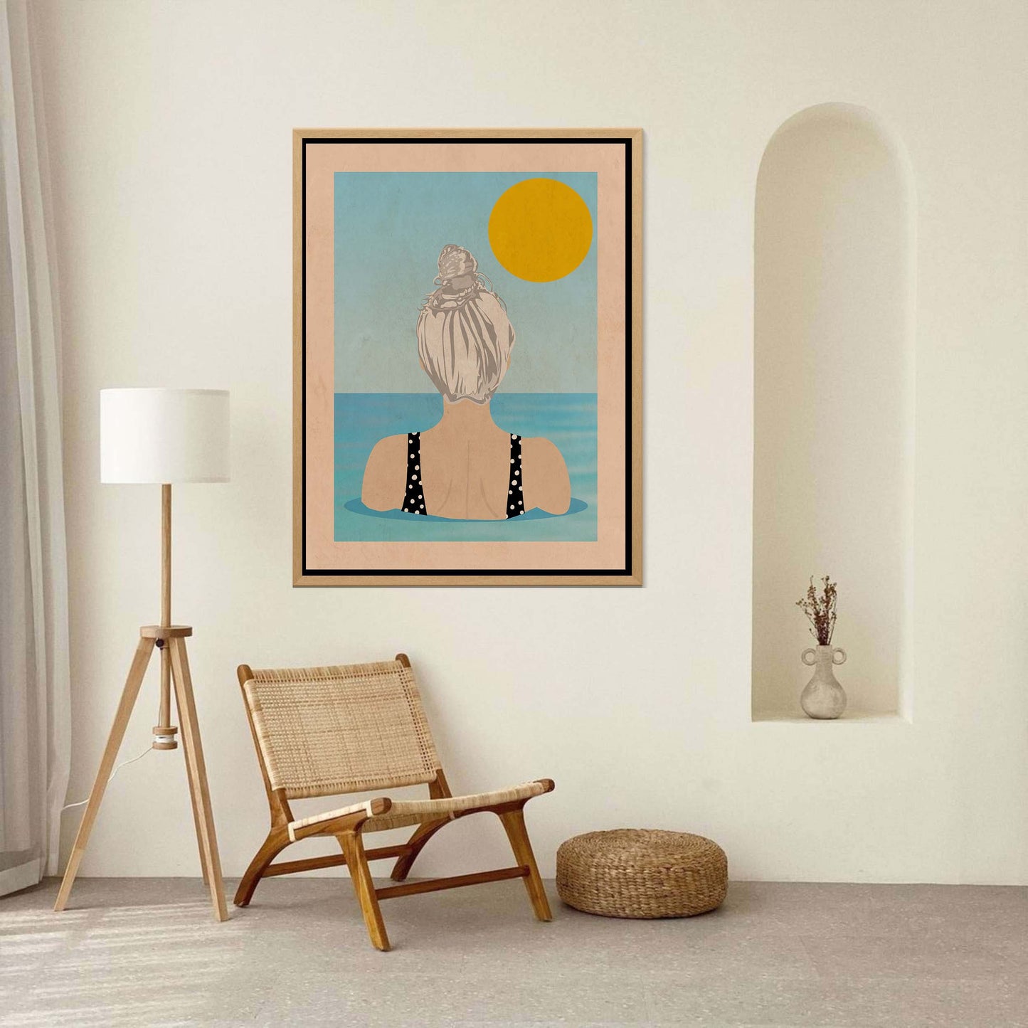 INTO THE SUNNY WATER I GO | CANVAS