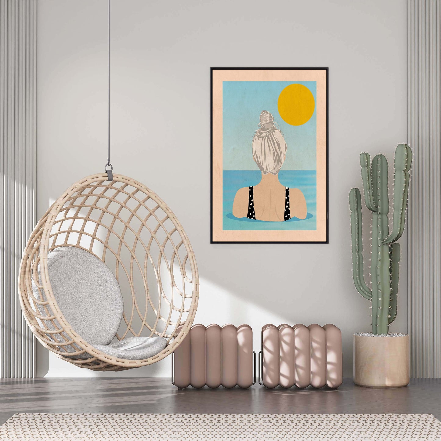 INTO THE SUNNY WATER I GO | CANVAS