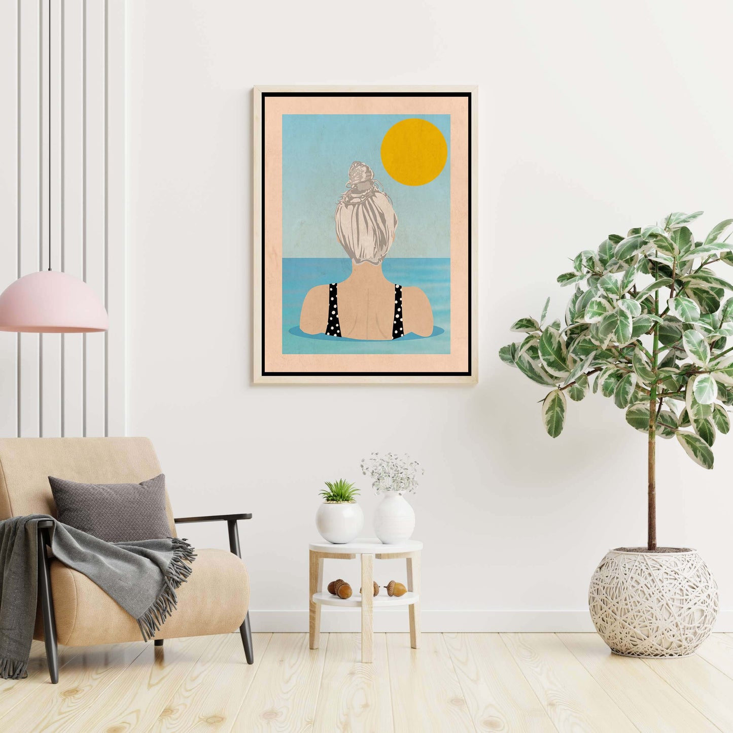 INTO THE SUNNY WATER I GO | CANVAS