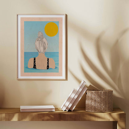 INTO THE SUNNY WATER I GO | PRINT