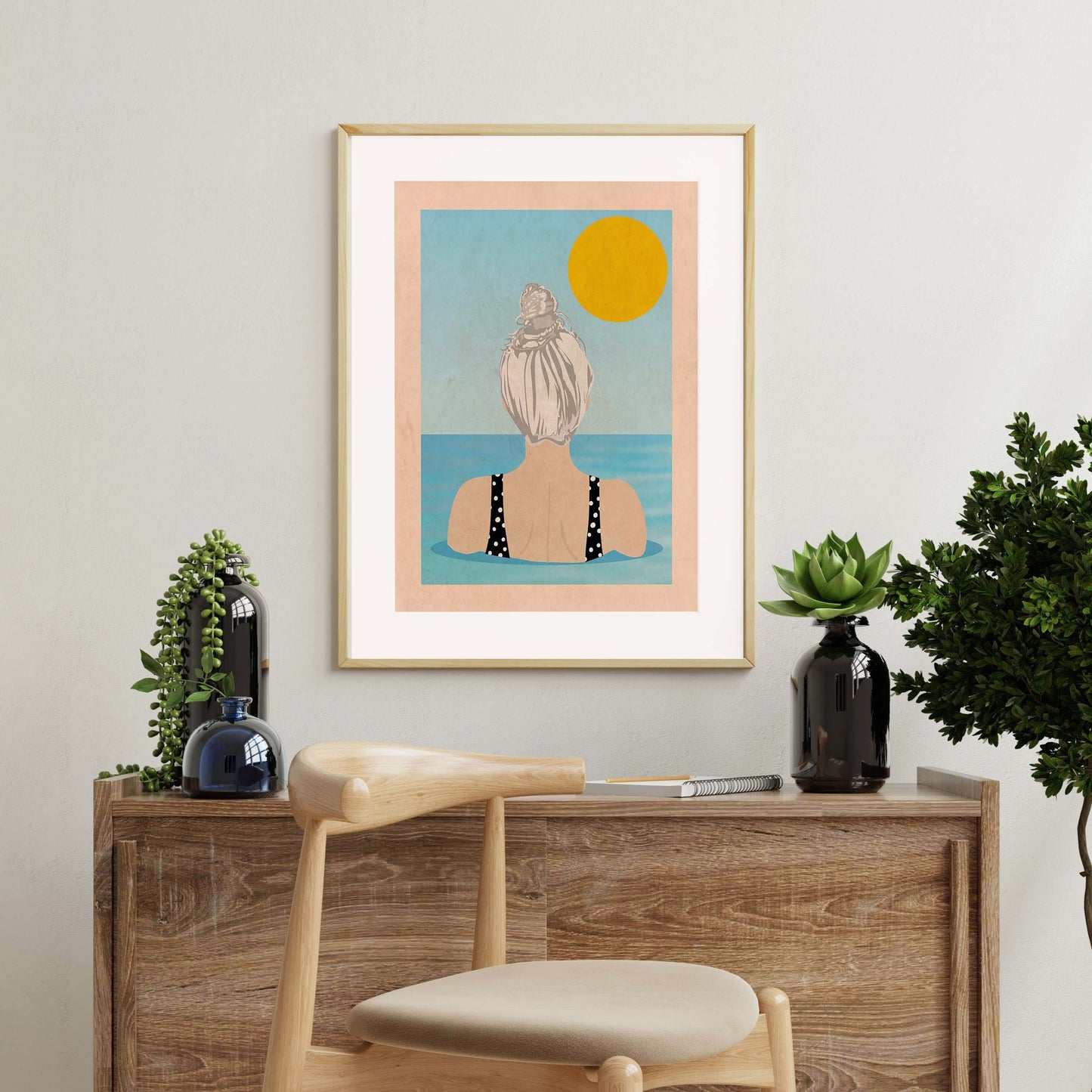 INTO THE SUNNY WATER I GO | PRINT
