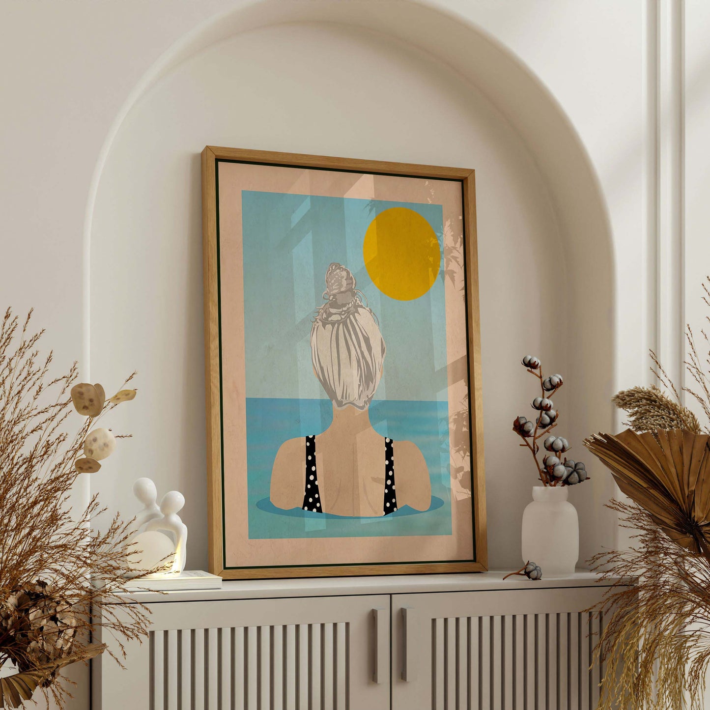 INTO THE SUNNY WATER I GO | CANVAS