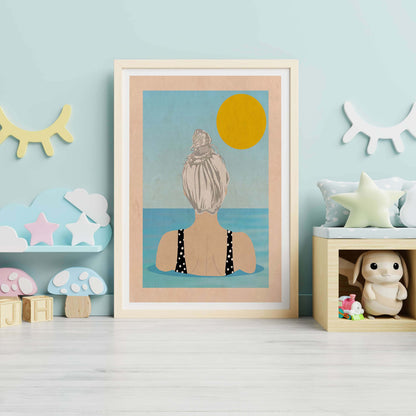 INTO THE SUNNY WATER I GO | PRINT