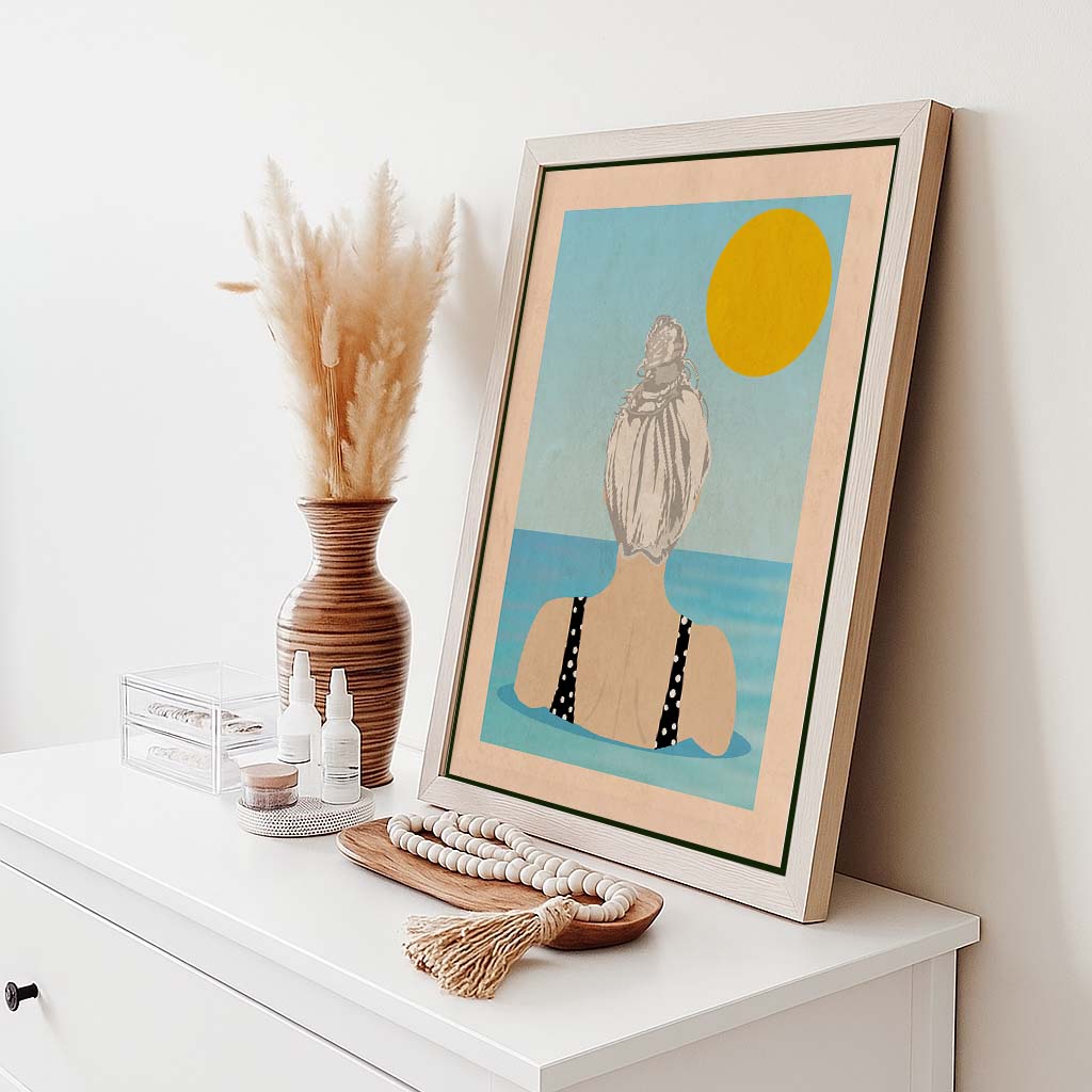 INTO THE SUNNY WATER I GO | CANVAS