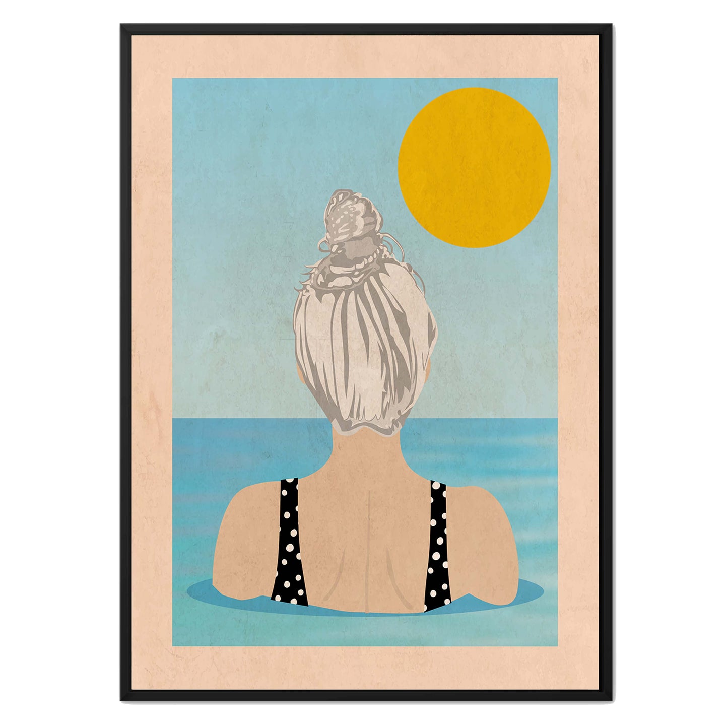 INTO THE SUNNY WATER I GO | CANVAS