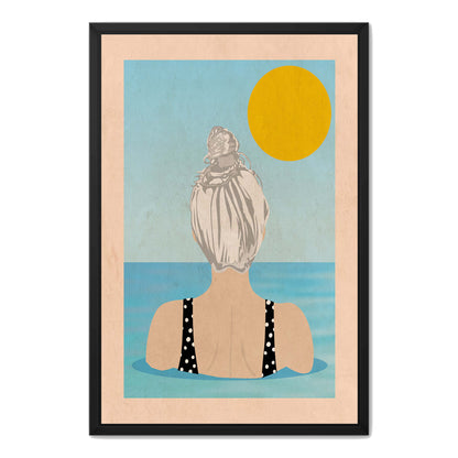 INTO THE SUNNY WATER I GO | CANVAS