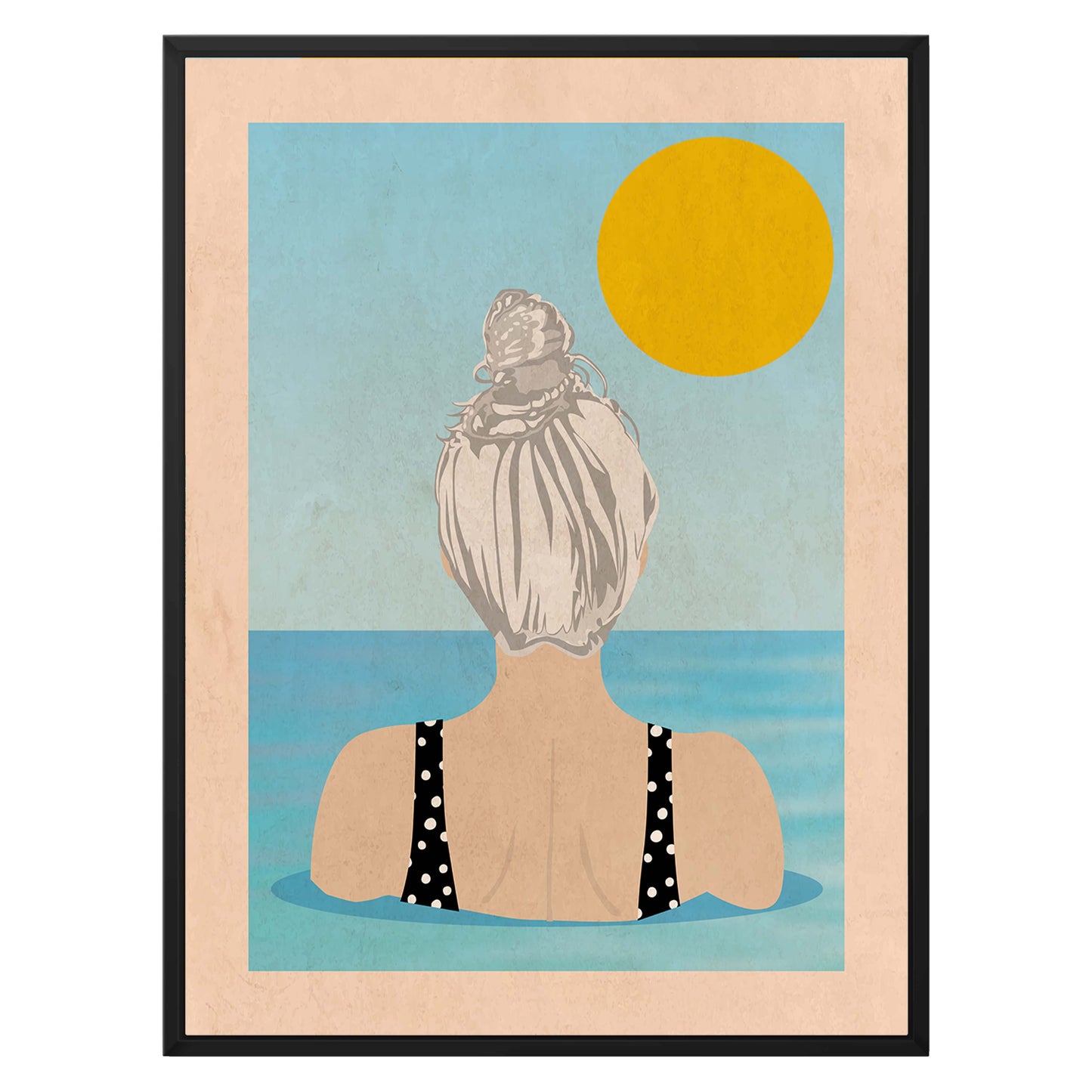 INTO THE SUNNY WATER I GO | CANVAS