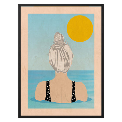 INTO THE SUNNY WATER I GO | CANVAS