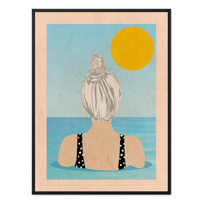 INTO THE SUNNY WATER I GO | CANVAS