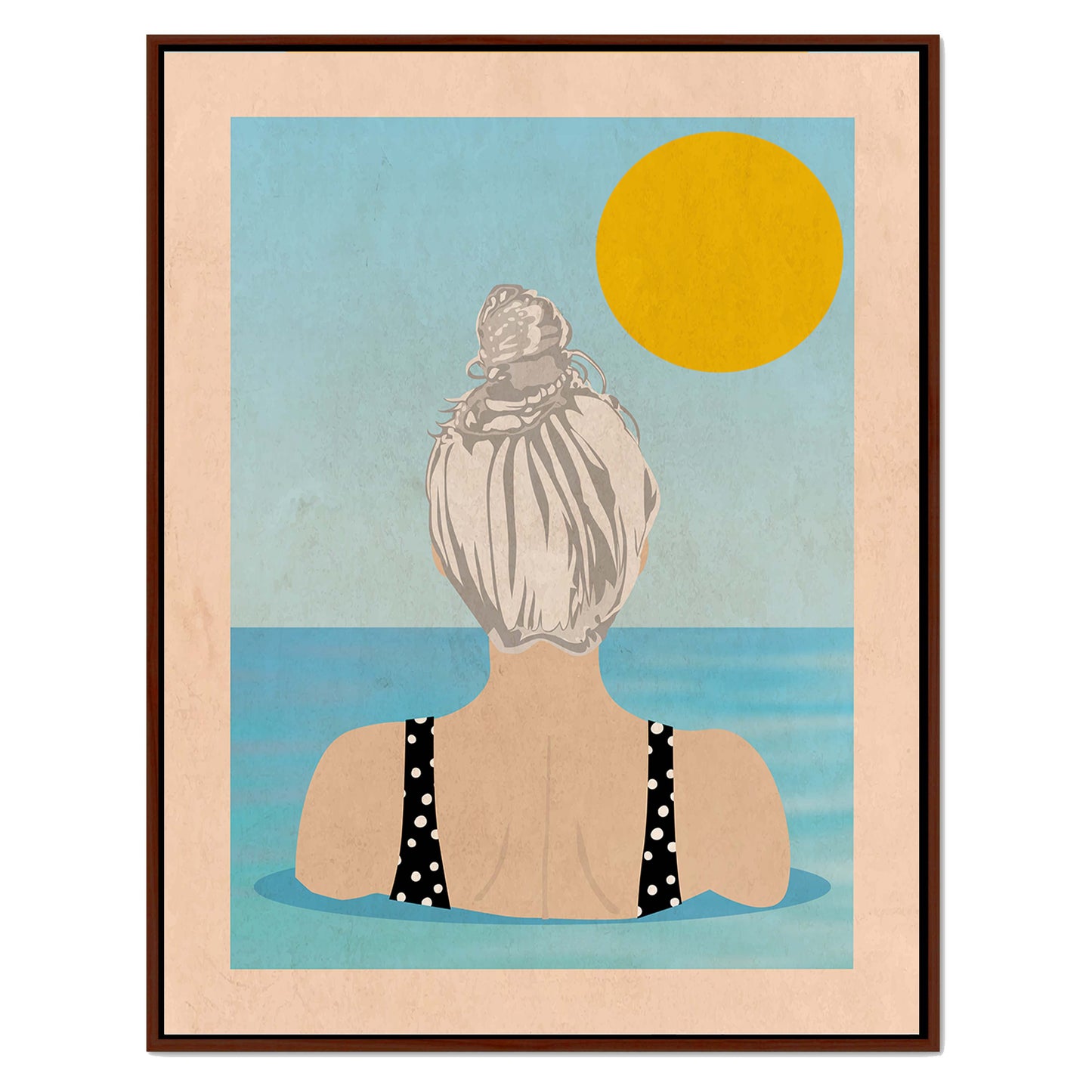 INTO THE SUNNY WATER I GO | CANVAS