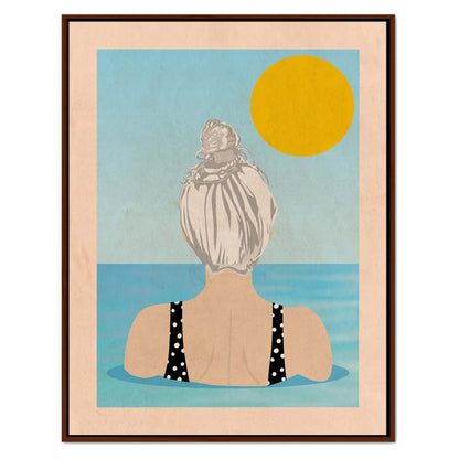 INTO THE SUNNY WATER I GO | CANVAS