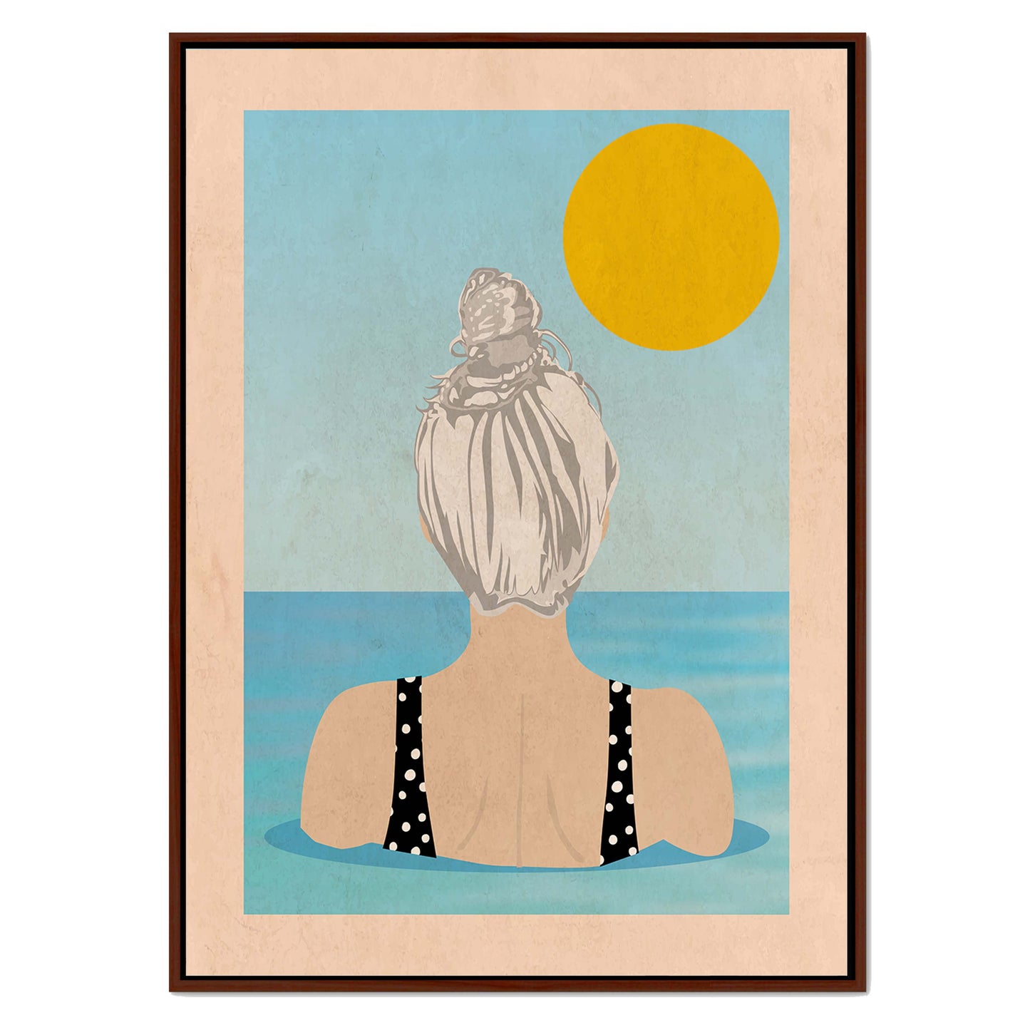 INTO THE SUNNY WATER I GO | CANVAS