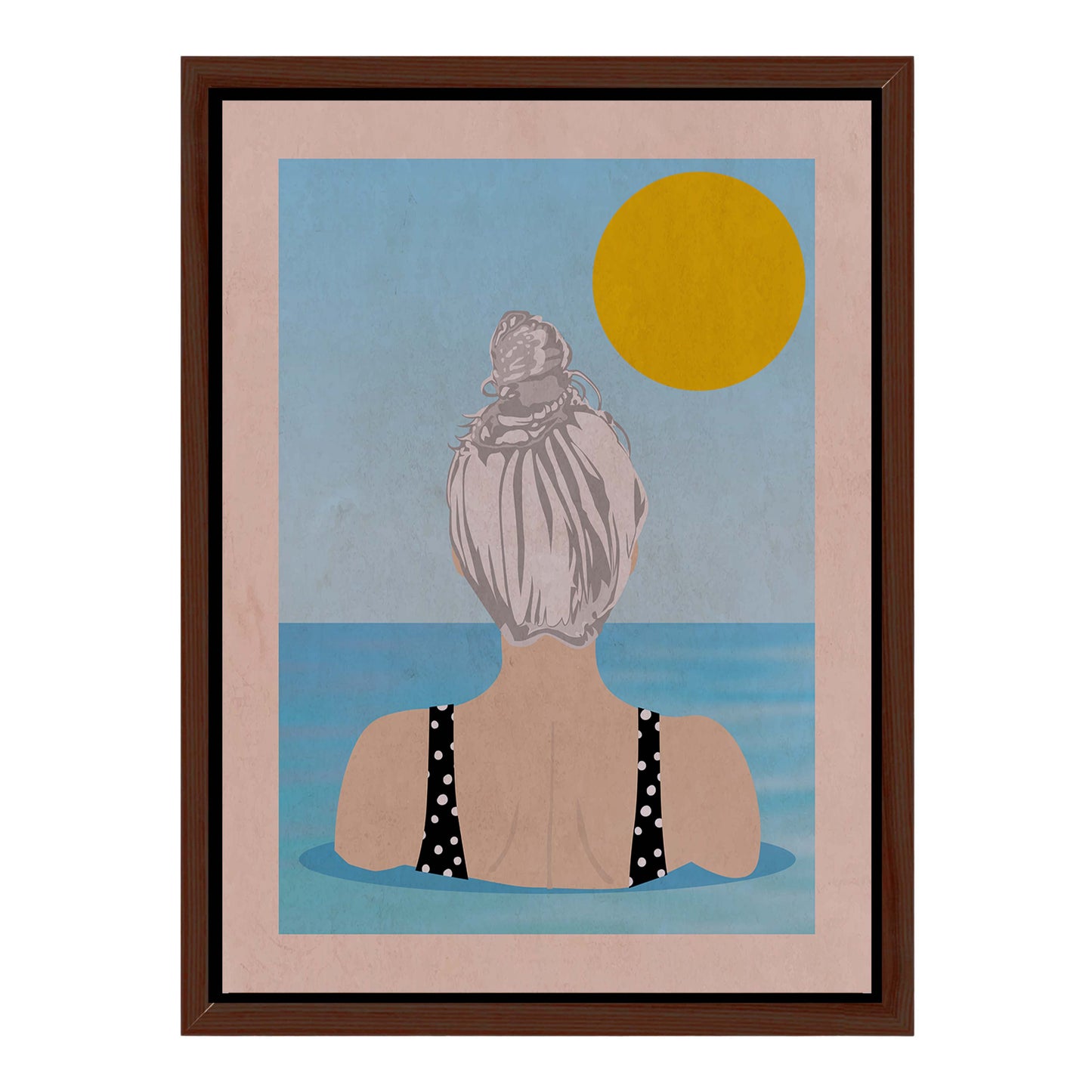 INTO THE SUNNY WATER I GO | CANVAS