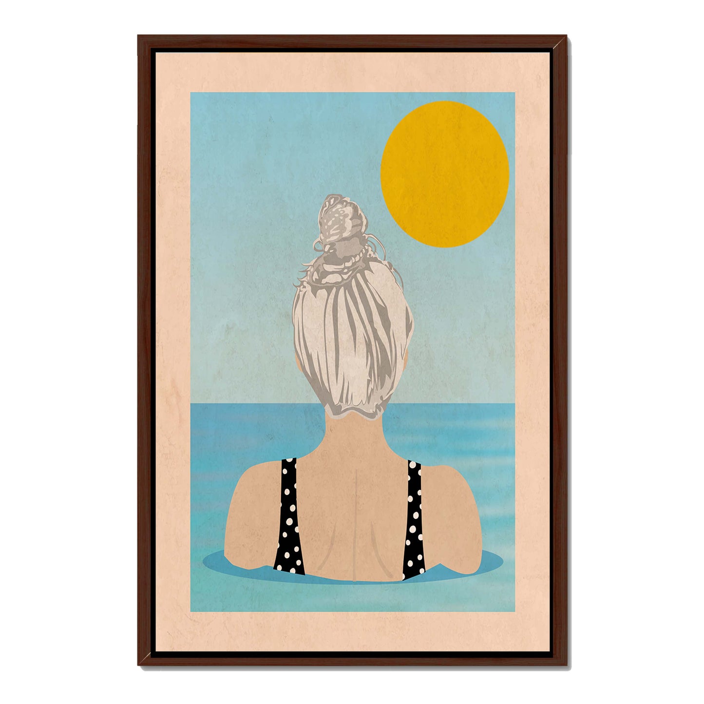 INTO THE SUNNY WATER I GO | CANVAS