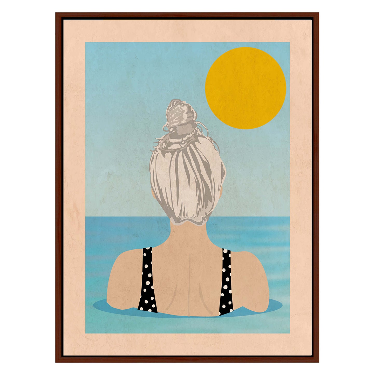 INTO THE SUNNY WATER I GO | CANVAS