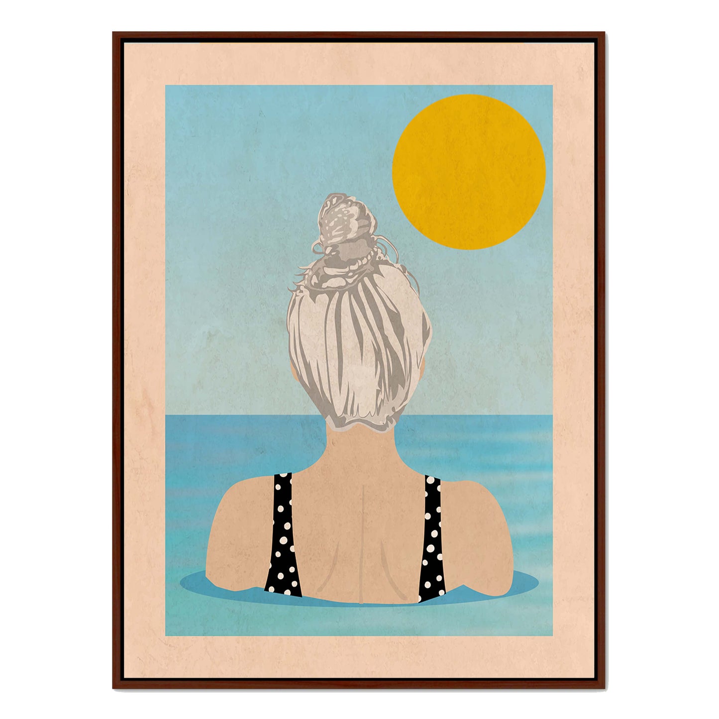 INTO THE SUNNY WATER I GO | CANVAS