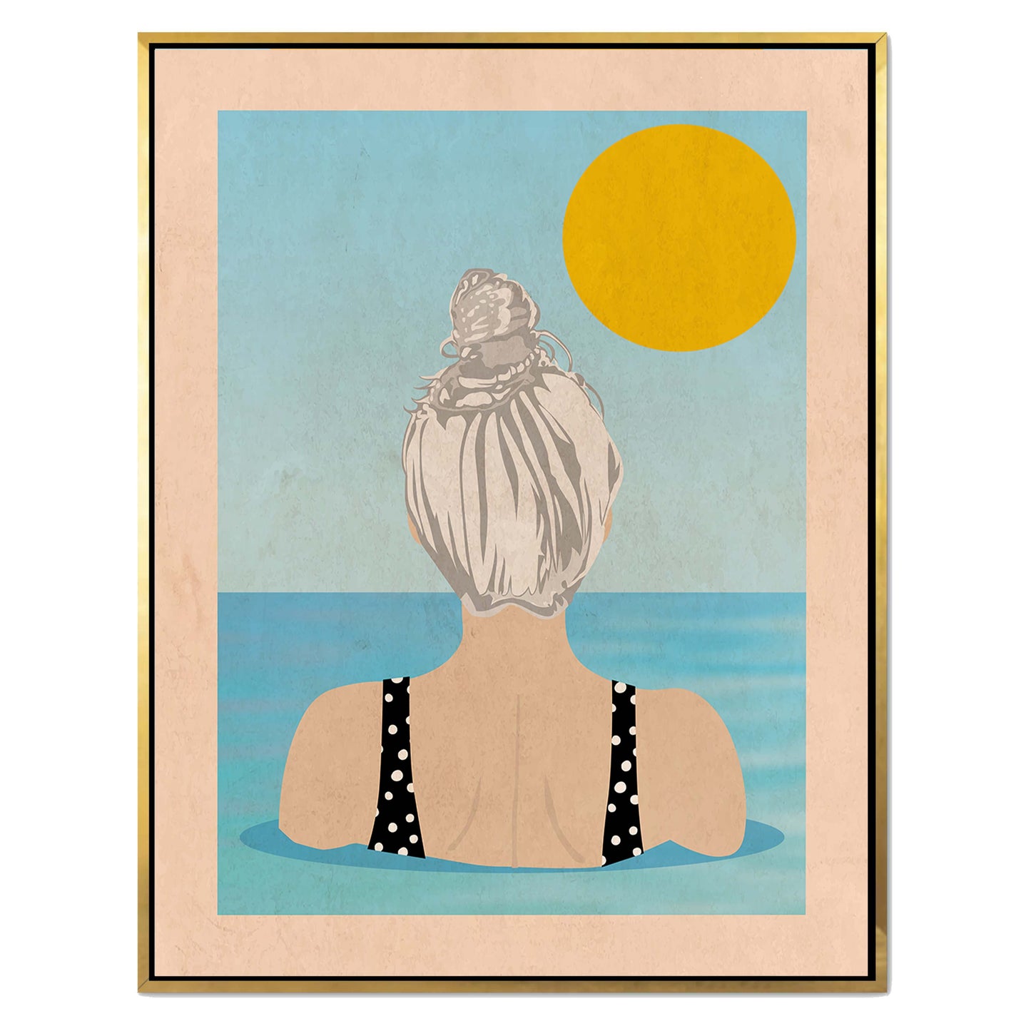 INTO THE SUNNY WATER I GO | CANVAS