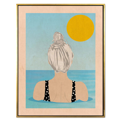 INTO THE SUNNY WATER I GO | CANVAS