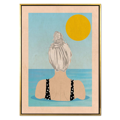 INTO THE SUNNY WATER I GO | CANVAS