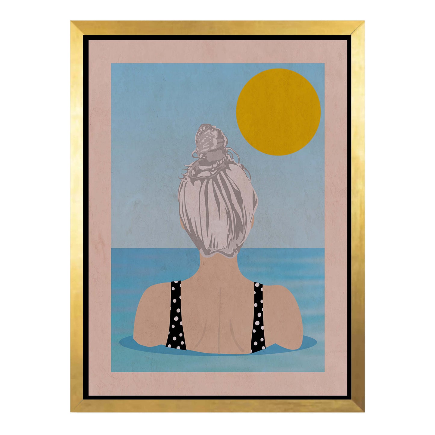 INTO THE SUNNY WATER I GO | CANVAS