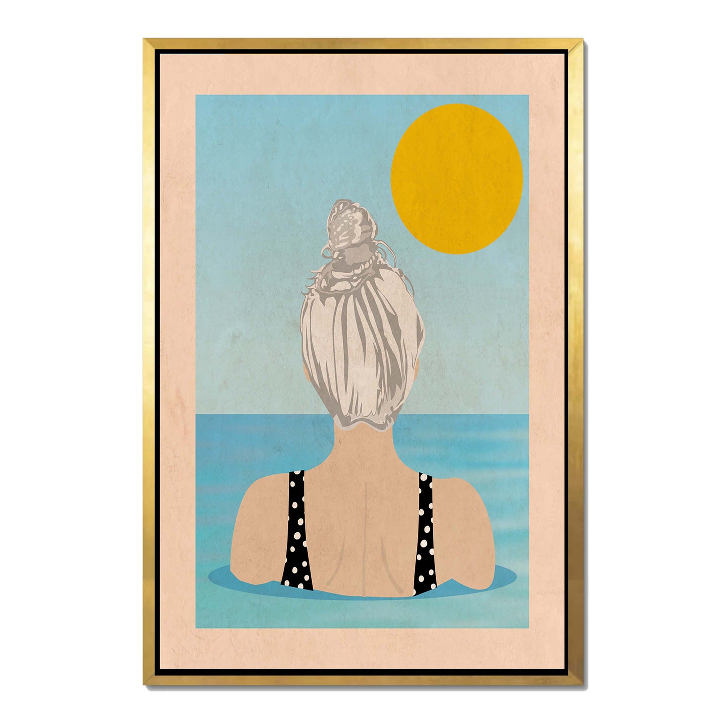 INTO THE SUNNY WATER I GO | CANVAS