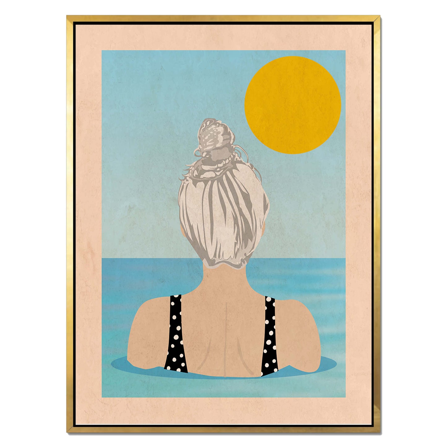 INTO THE SUNNY WATER I GO | CANVAS