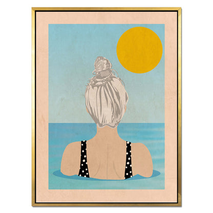 INTO THE SUNNY WATER I GO | CANVAS