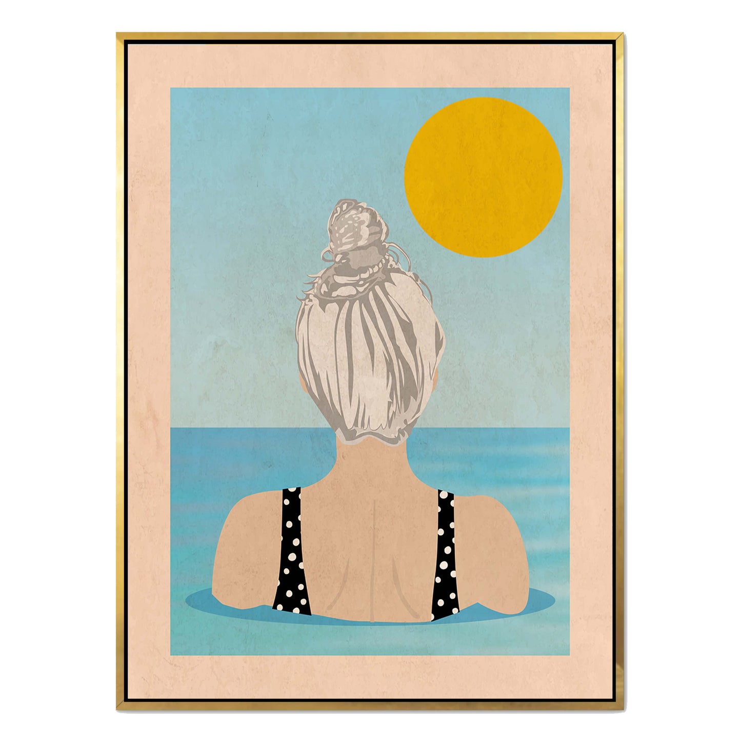 INTO THE SUNNY WATER I GO | CANVAS