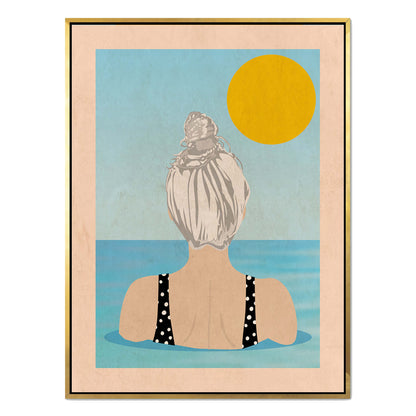 INTO THE SUNNY WATER I GO | CANVAS