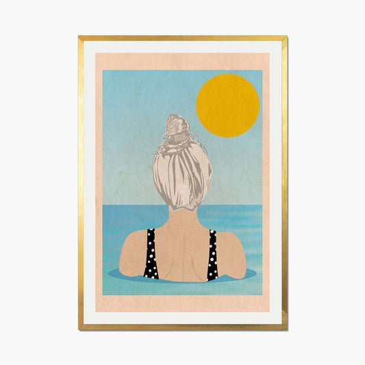 INTO THE SUNNY WATER I GO | PRINT