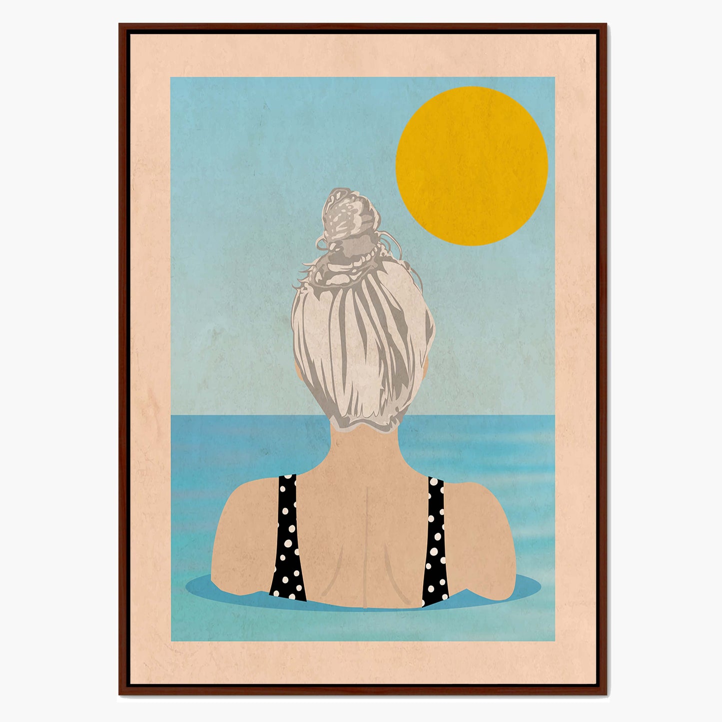 INTO THE SUNNY WATER I GO | CANVAS