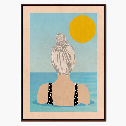 INTO THE SUNNY WATER I GO | CANVAS