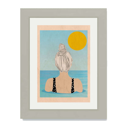 INTO THE SUNNY WATER I GO | PRINT