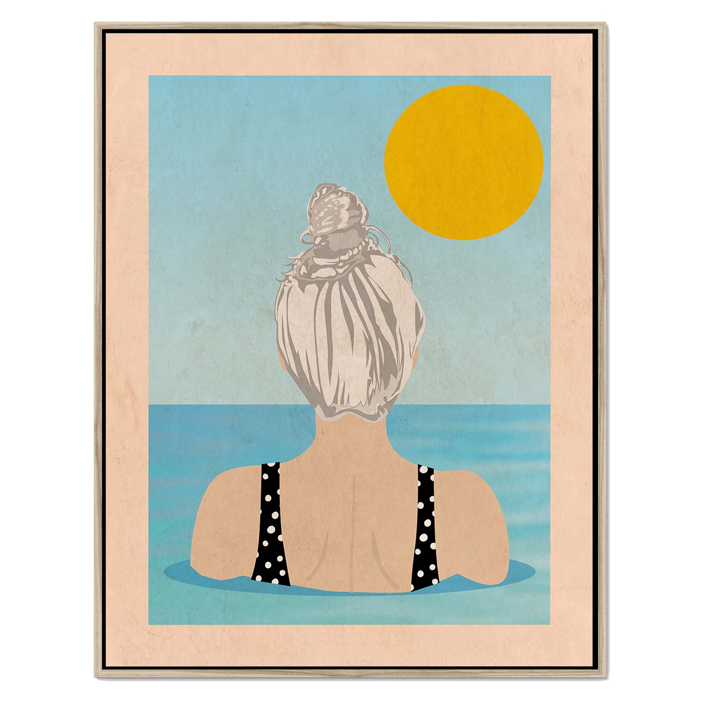 INTO THE SUNNY WATER I GO | CANVAS