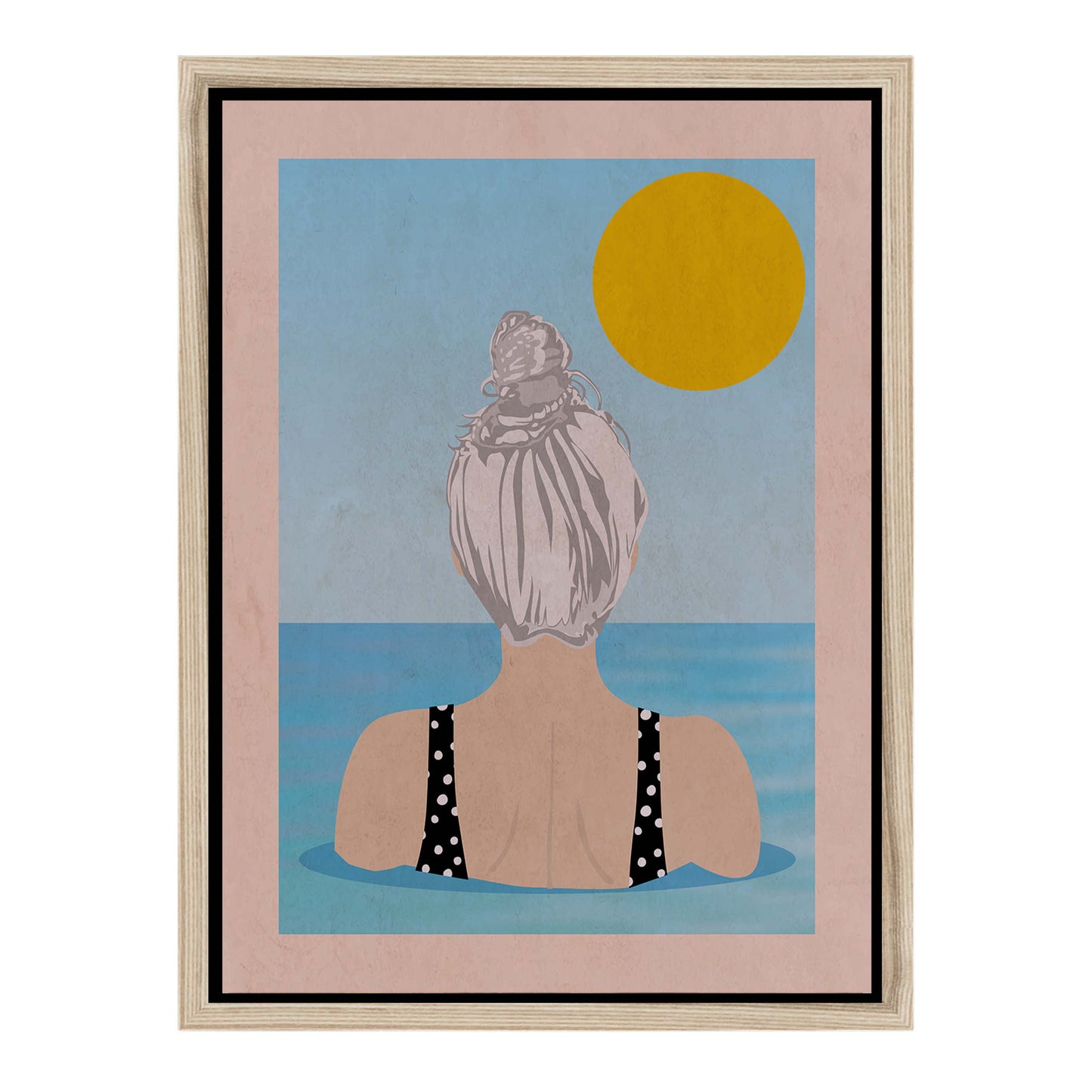 INTO THE SUNNY WATER I GO | CANVAS