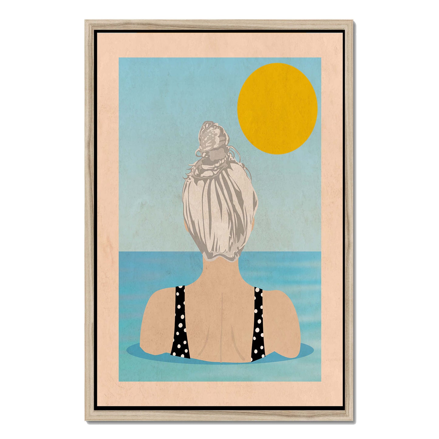 INTO THE SUNNY WATER I GO | CANVAS